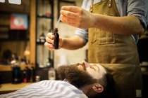 AT THE BARBER THERE IS WELLNESS FOR THE MEN'S WORLD